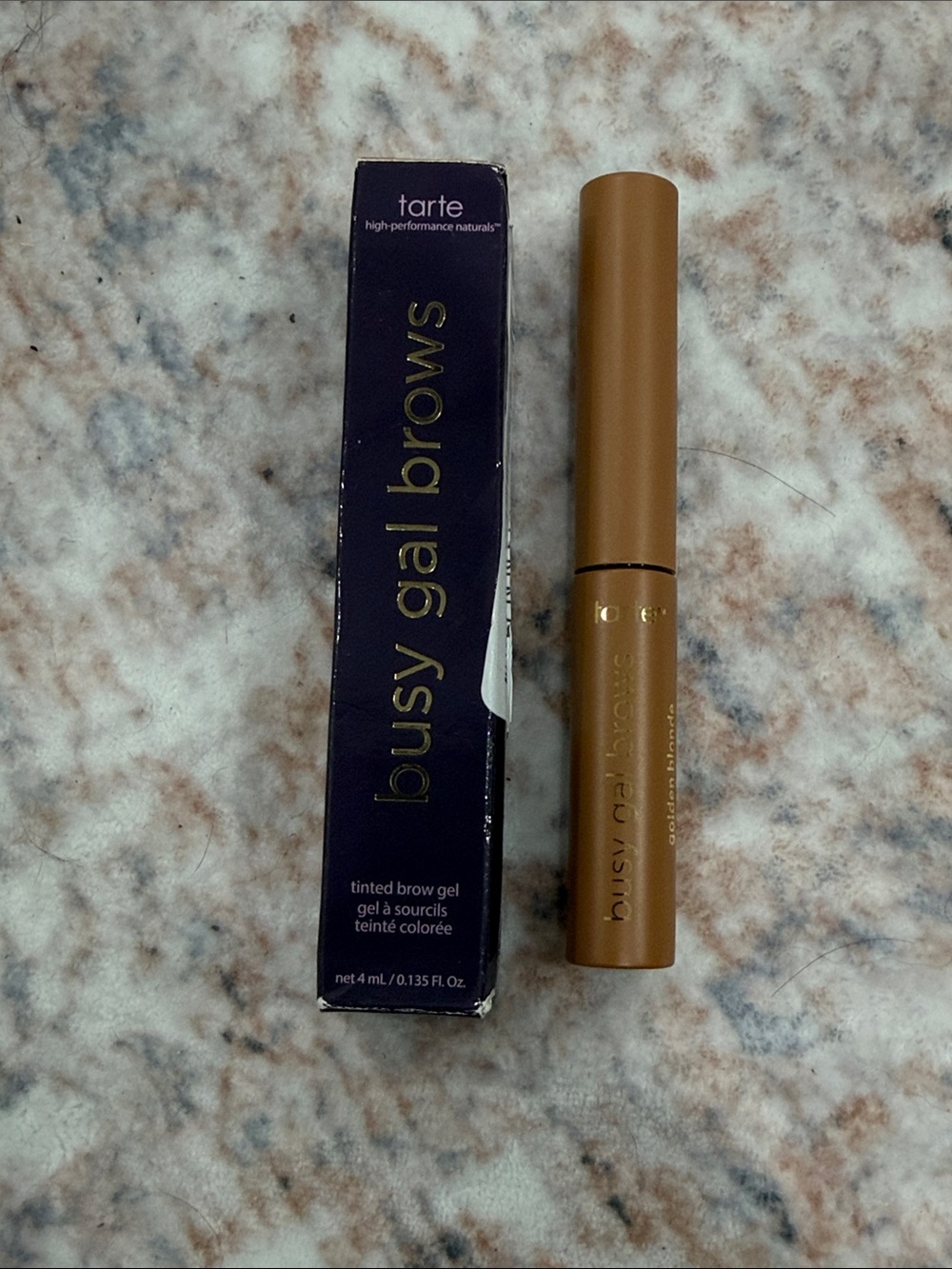 tarte busy gal tinted brow gel – 3-in-1 Waterproof Brow Gel golden blonde USED